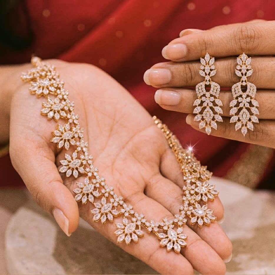 PJ Gold-Plated Heritage-Inspired Indian Bridal Jewelry set