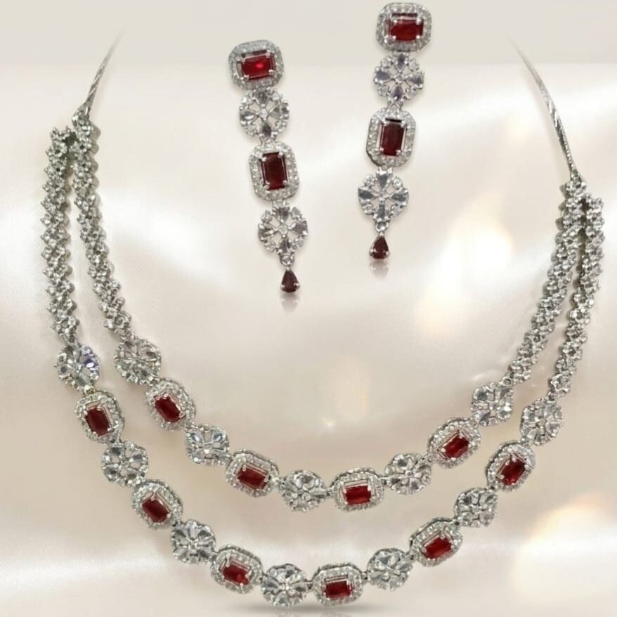 Silver Neclace Set