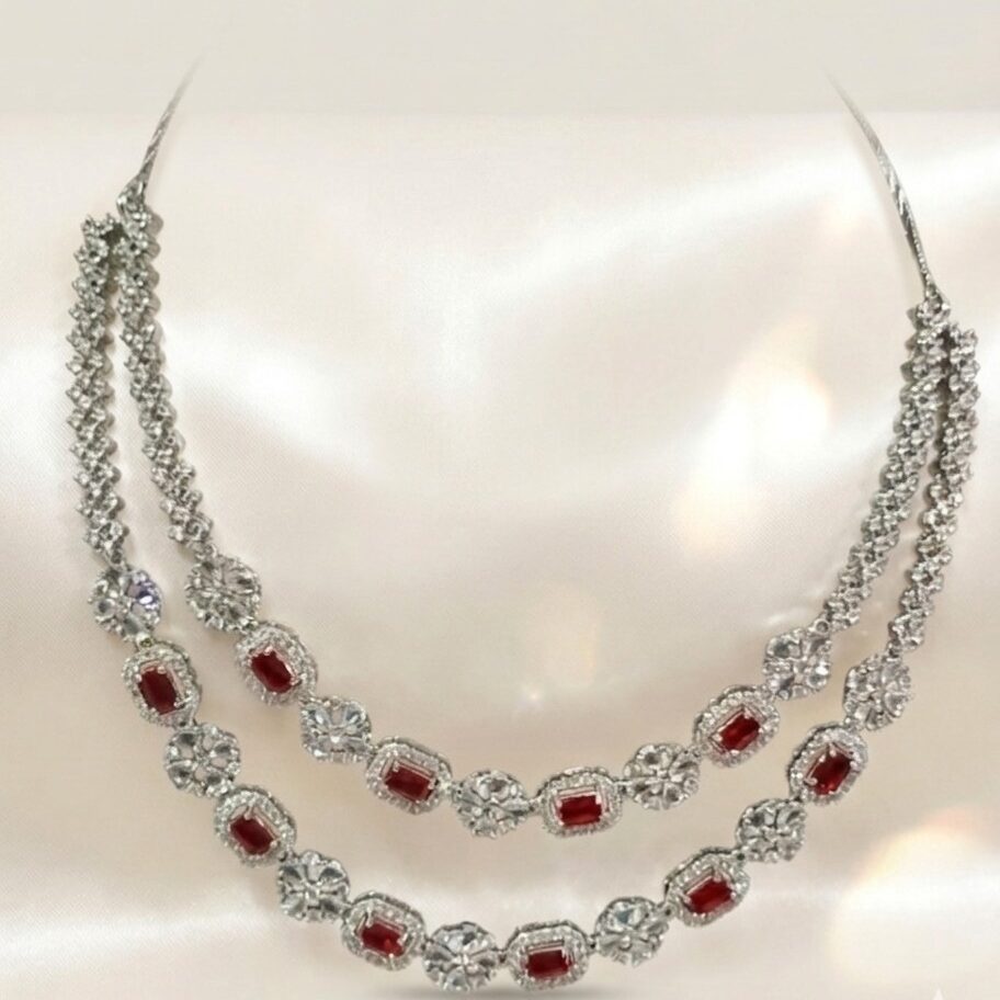 PJ Two Strand Layered necklace Set