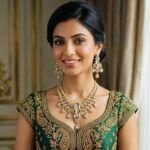 PJ Floral Clusters and Teardrop-Shaped Necklace Set