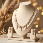 PRAREKA Floral Crystal Drop Set