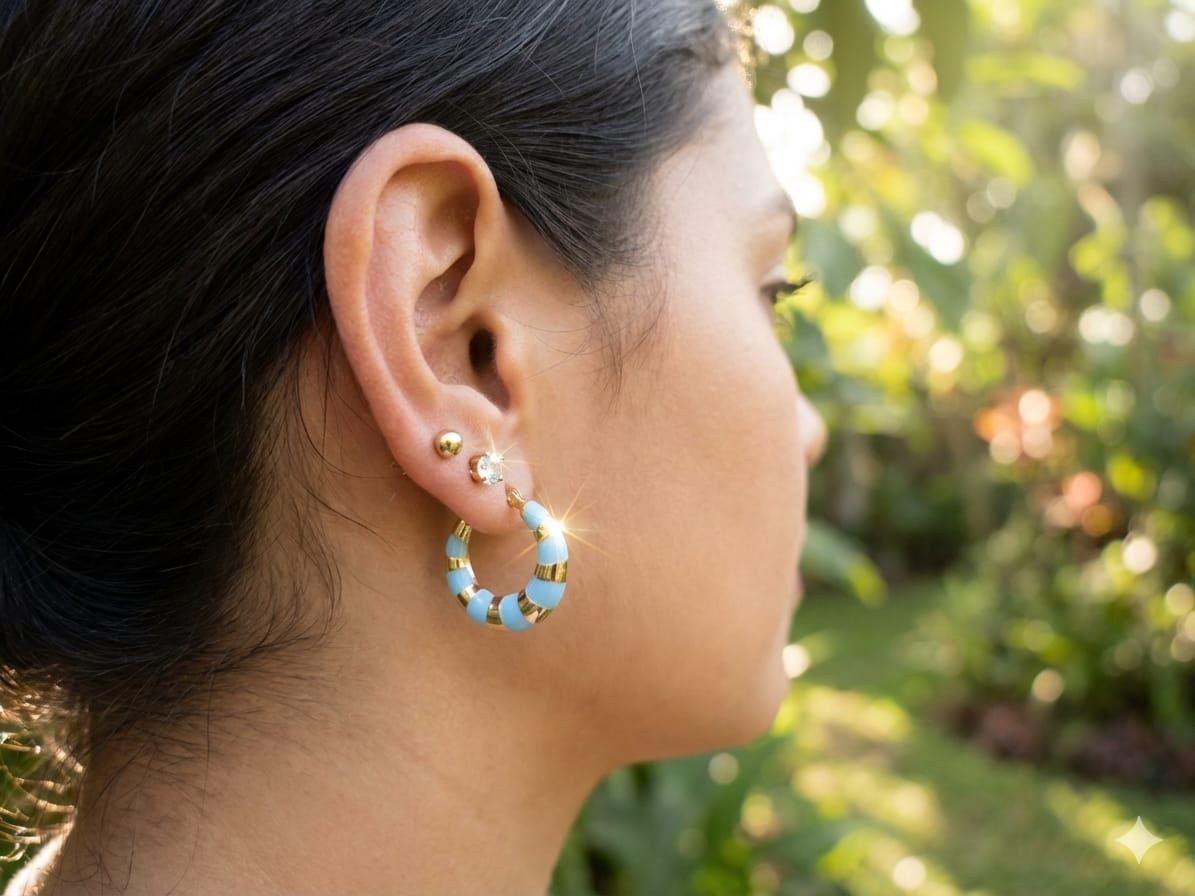PRAREKA Chic Earring Trio