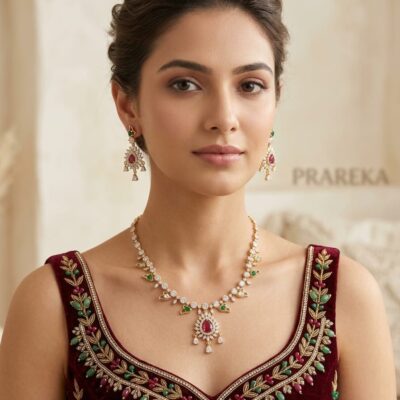 PRAREKA Regal Ruby Teardrop