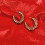 PRAREKA Gold Spiral Hoops PRAREKA Gold Spiral Hoops